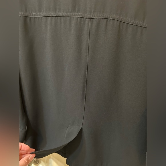 Chicos Black Button Down 3/4 Sleeve Dress Shirt - Picture 6 of 10